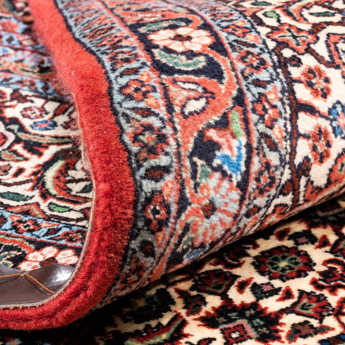 Alfombra persa - Bidjar - 358 x 255 cm - rojo claro