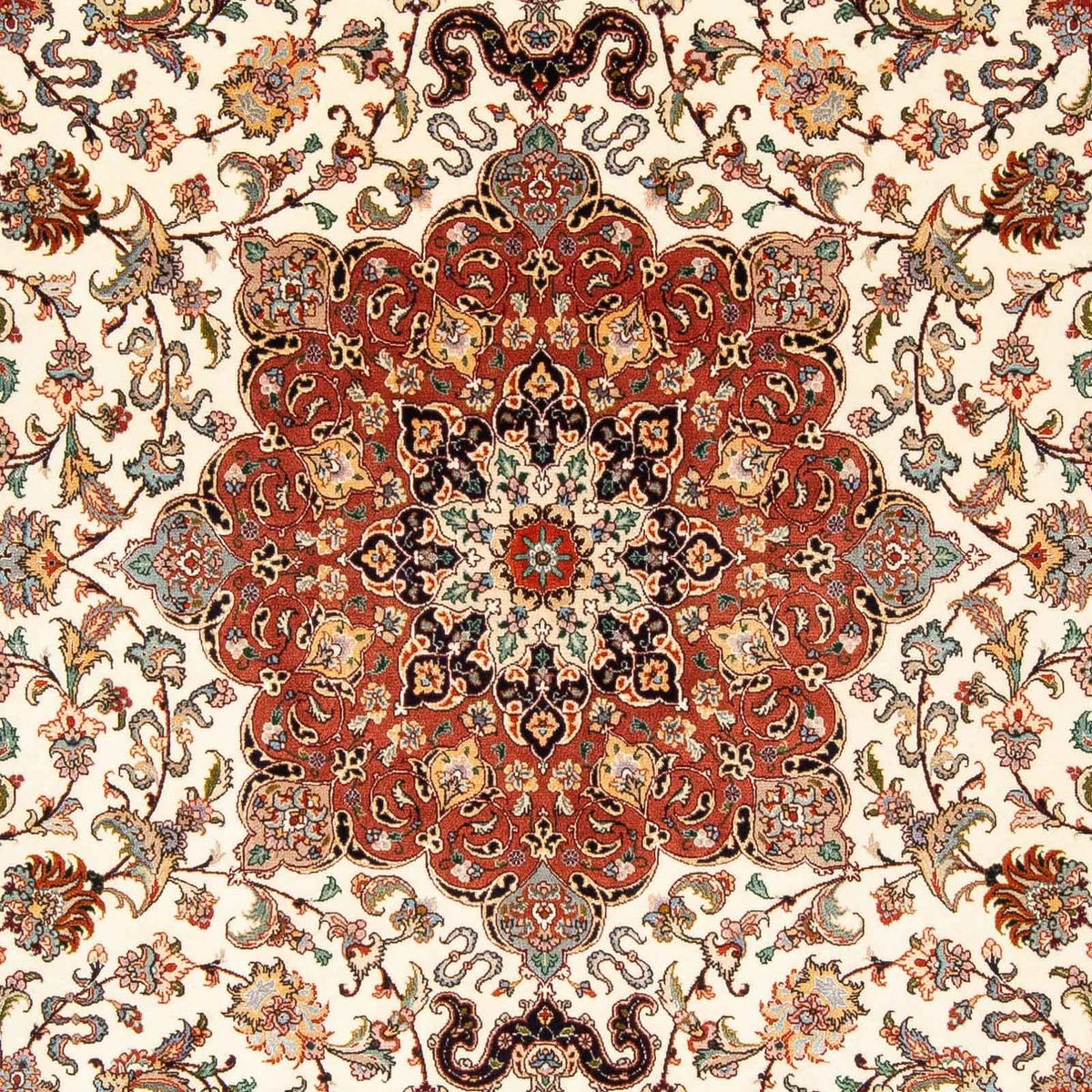 Alfombra Persa - Tabriz - Real - 303 x 201 cm - beige