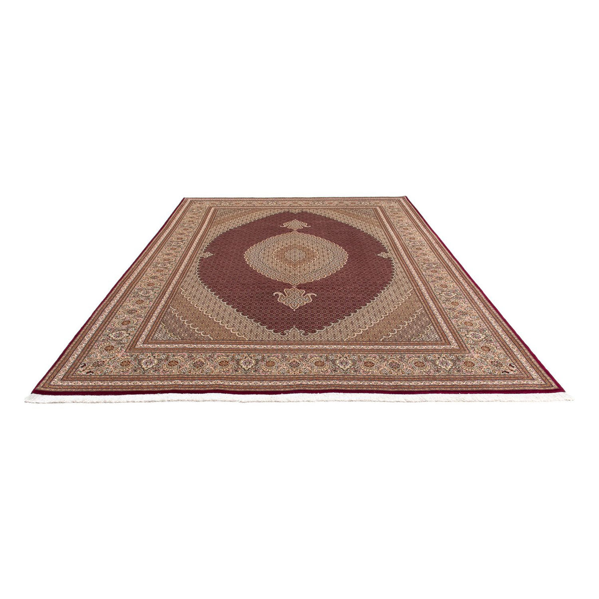 Alfombra persa - Tabriz - 351 x 254 cm - rojo oscuro
