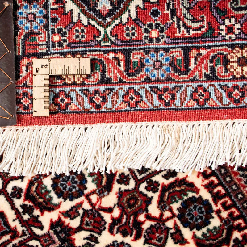 Alfombra persa - Bidjar - 241 x 170 cm - rojo oscuro
