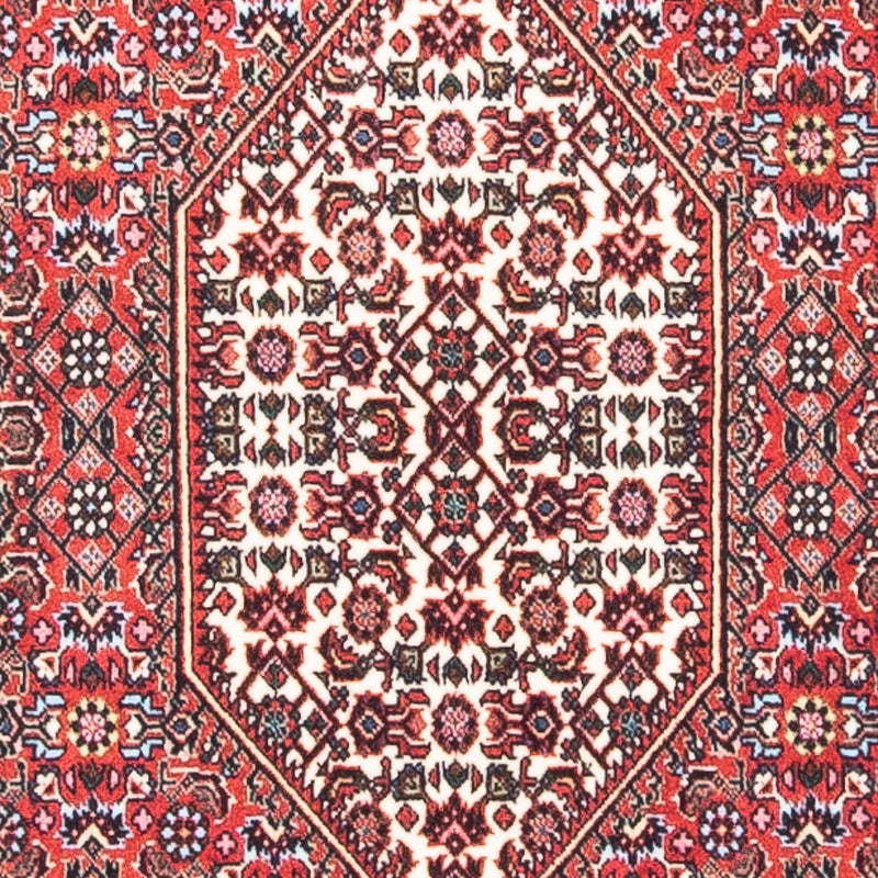Alfombra persa - Bidjar - 135 x 72 cm - rojo claro
