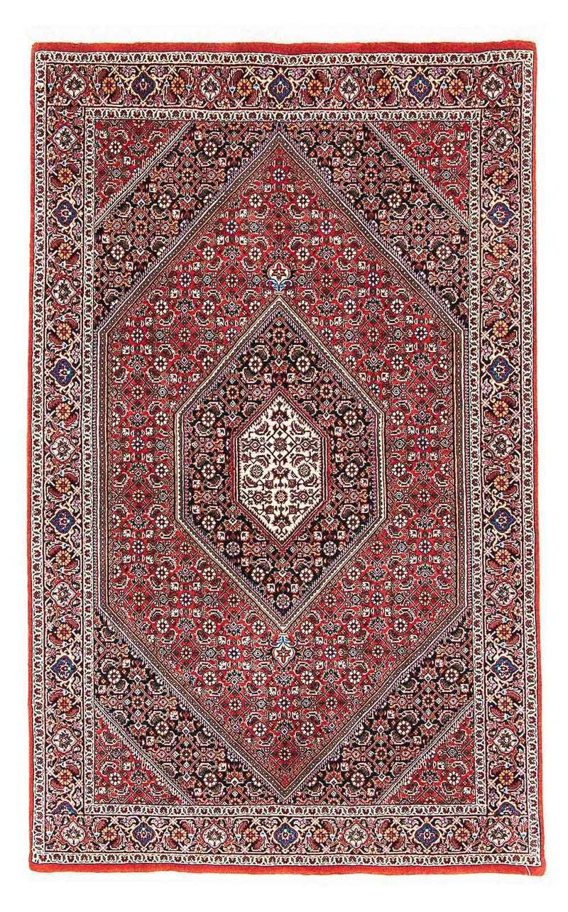 Alfombra persa - Bidjar - 182 x 109 cm - rojo