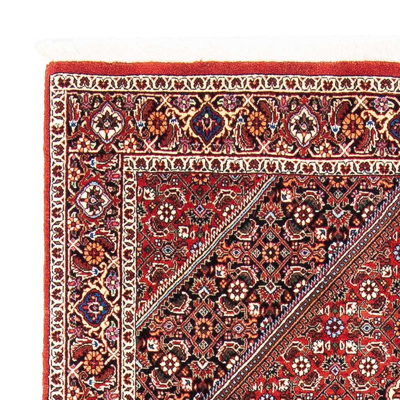 Alfombra persa - Bidjar - 182 x 109 cm - rojo