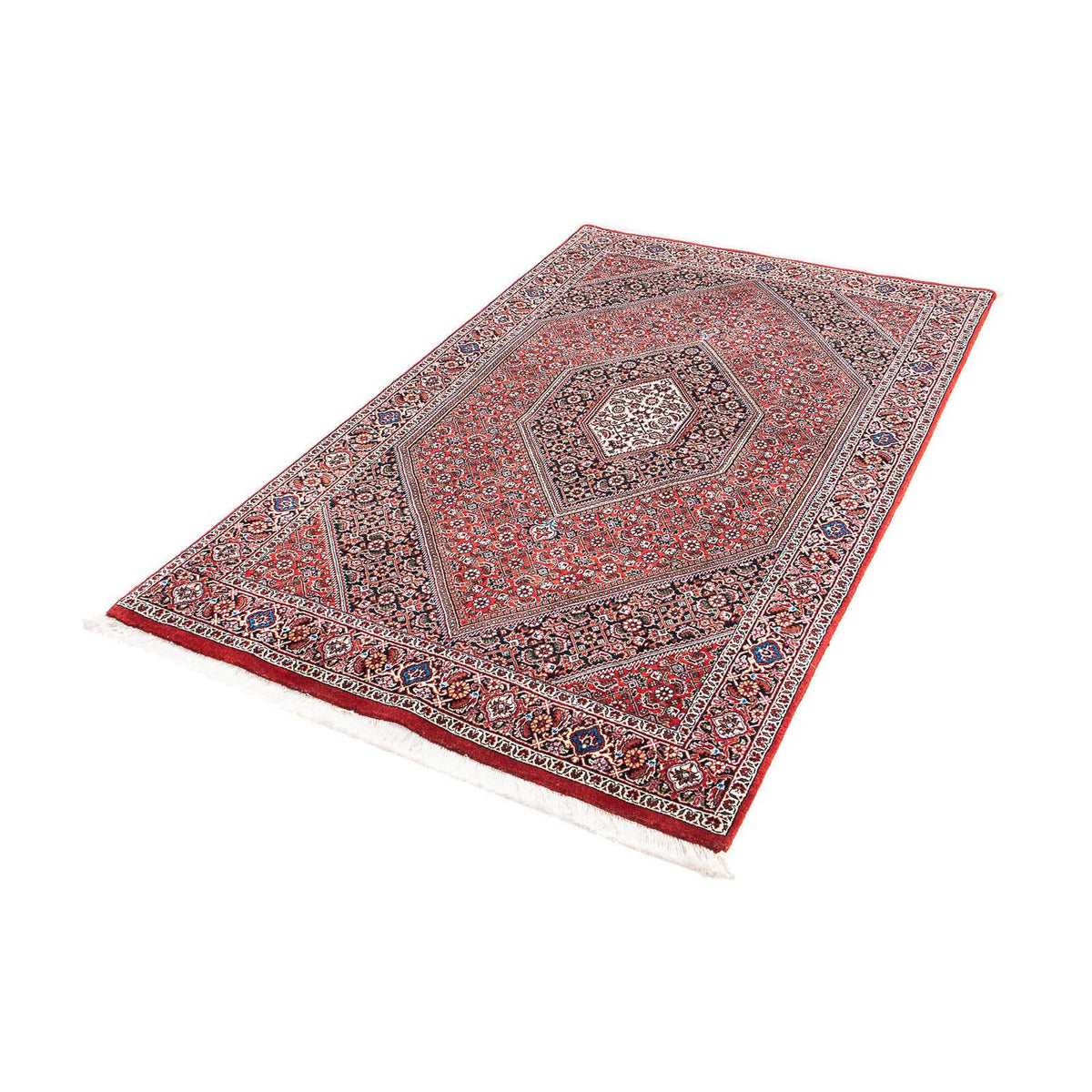 Alfombra persa - Bidjar - 182 x 109 cm - rojo