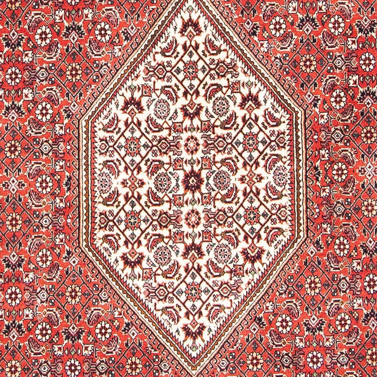 Alfombra persa - Bidjar - 181 x 109 cm - rojo claro