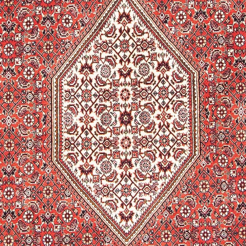 Alfombra persa - Bidjar - 181 x 109 cm - rojo claro