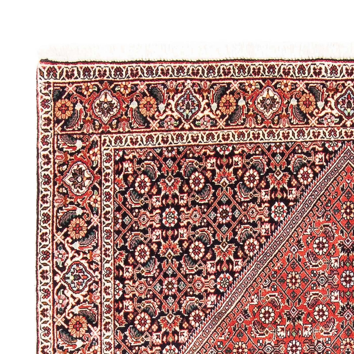 Alfombra persa - Bidjar - 181 x 109 cm - rojo claro