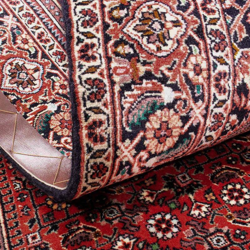 Alfombra persa - Bidjar - 181 x 109 cm - rojo claro