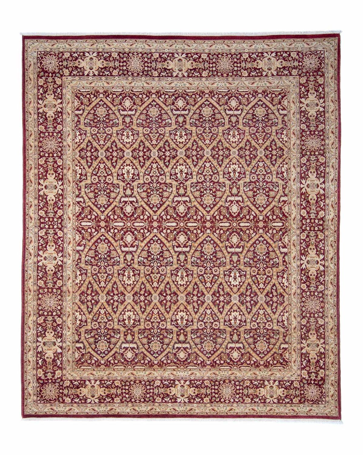 Alfombra Ziegler - 304 x 244 cm - rojo oscuro