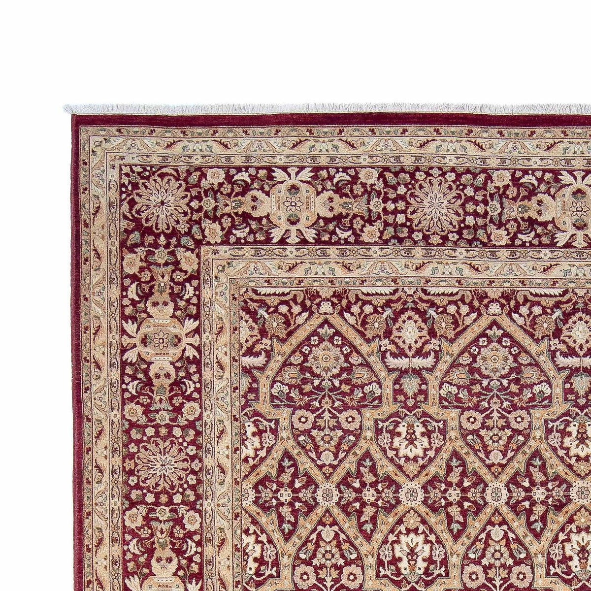 Alfombra Ziegler - 304 x 244 cm - rojo oscuro