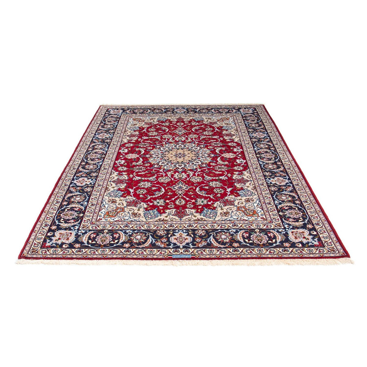Alfombra Persa - Isfahan - Prima - 227 x 164 cm - rojo oscuro