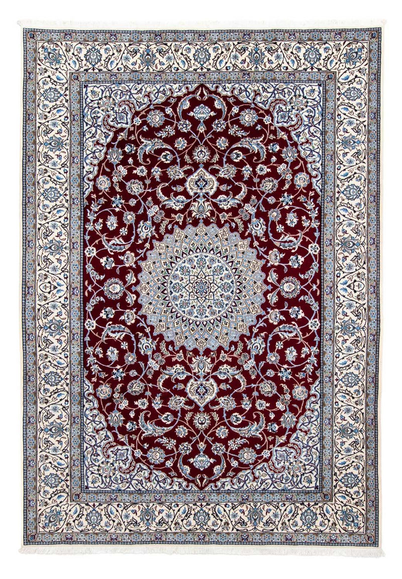 Alfombra Persa - Nain - Real - 288 x 202 cm - rojo oscuro