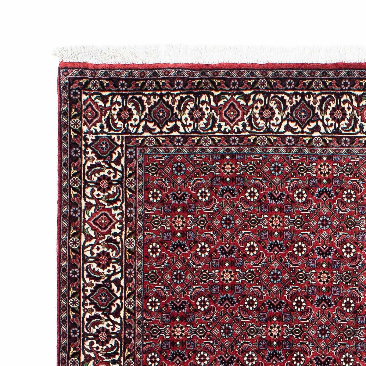 Alfombra persa - Bidjar - 202 x 132 cm - rojo