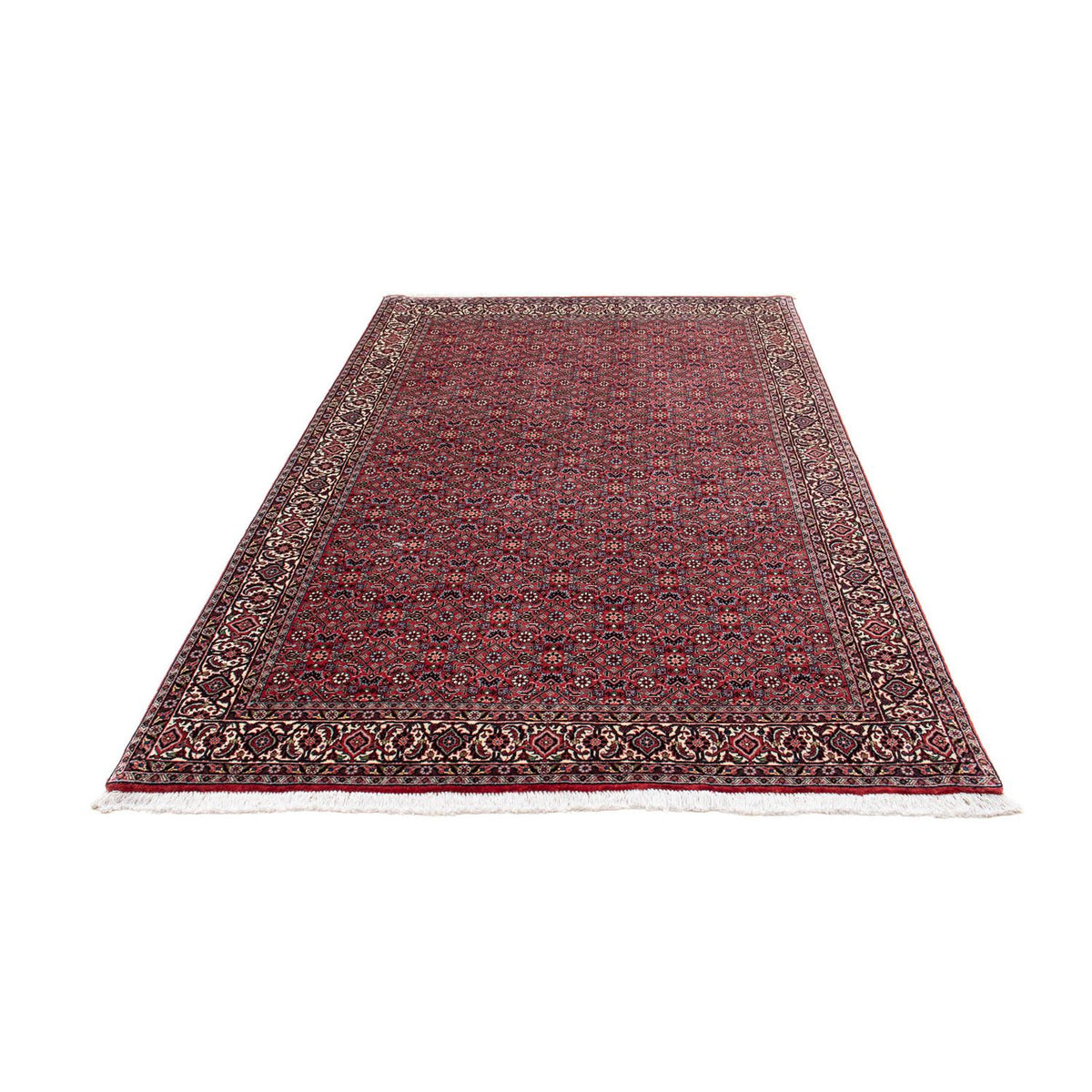Alfombra persa - Bidjar - 202 x 132 cm - rojo