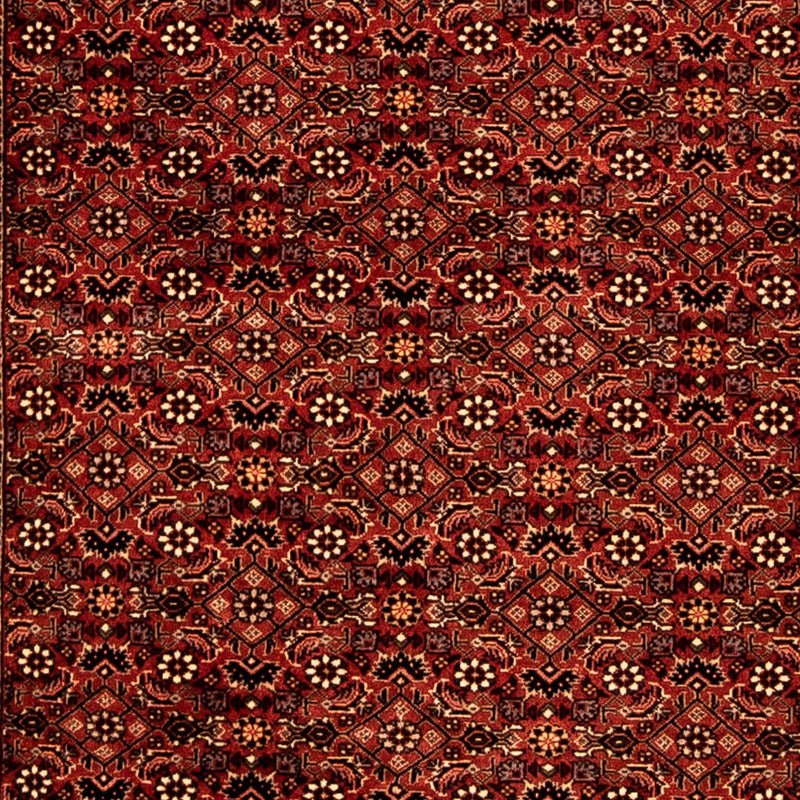 Alfombra de pasillo Alfombra persa - Bidjar - 293 x 84 cm - rojo oscuro