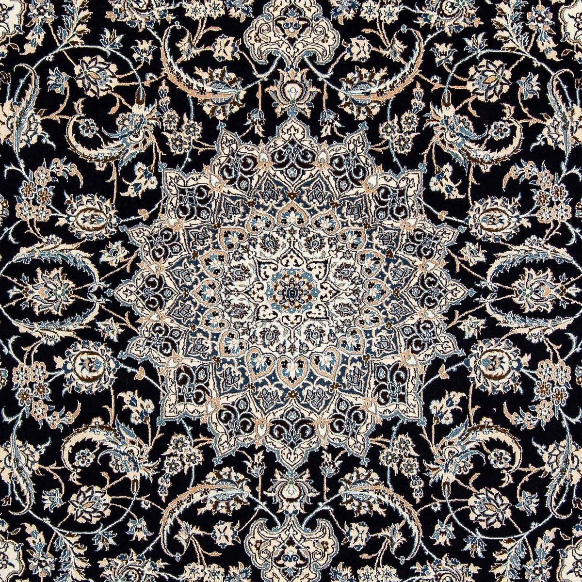 Alfombra Persa - Nain - Prima - 301 x 201 cm - azul oscuro