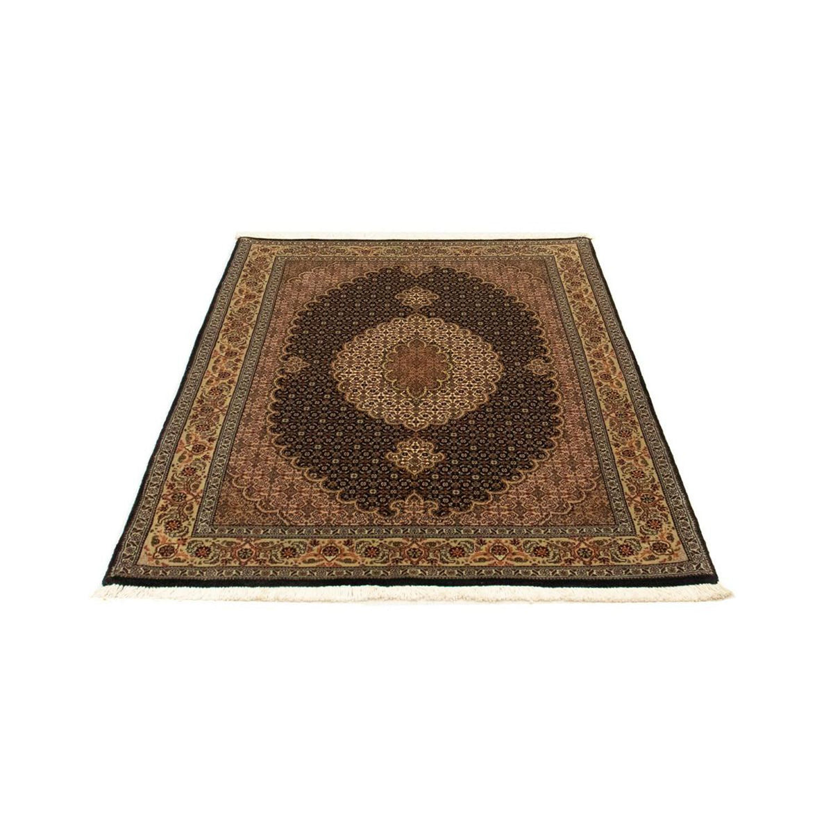 Alfombra Persa - Tabriz - Real - 142 x 103 cm - azul oscuro