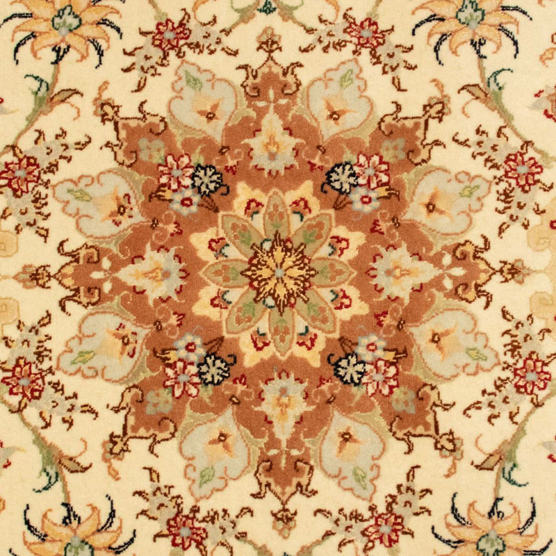 Alfombra Persa - Tabriz - Real - 141 x 98 cm - beige