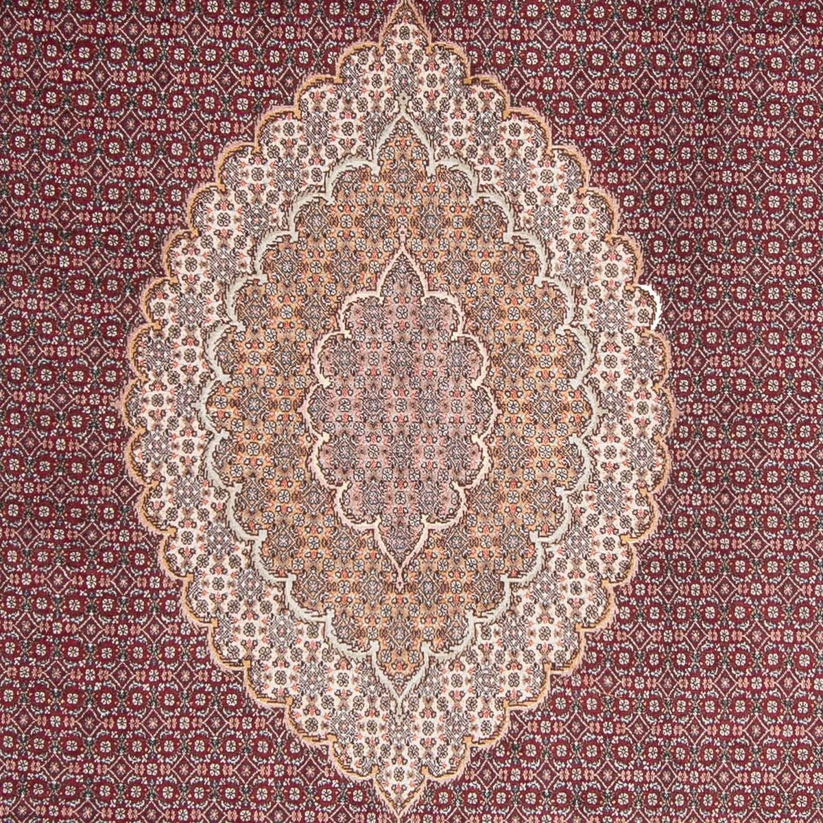 Alfombra persa - Tabriz - 309 x 205 cm - rojo