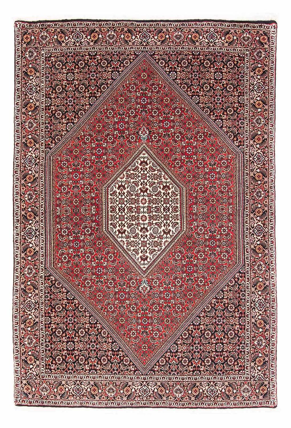Alfombra persa - Bidjar - 174 x 112 cm - rojo claro