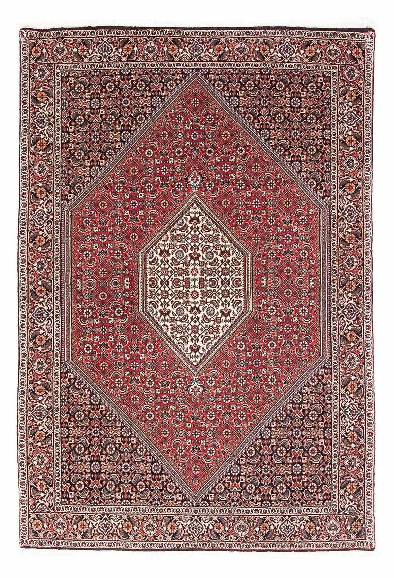 Alfombra persa - Bidjar - 174 x 112 cm - rojo claro