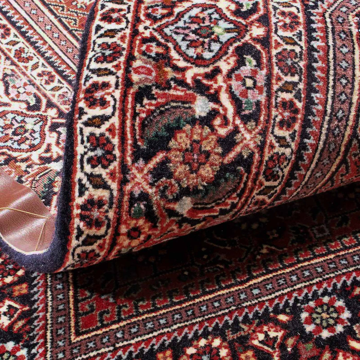 Alfombra persa - Bidjar - 174 x 112 cm - rojo claro