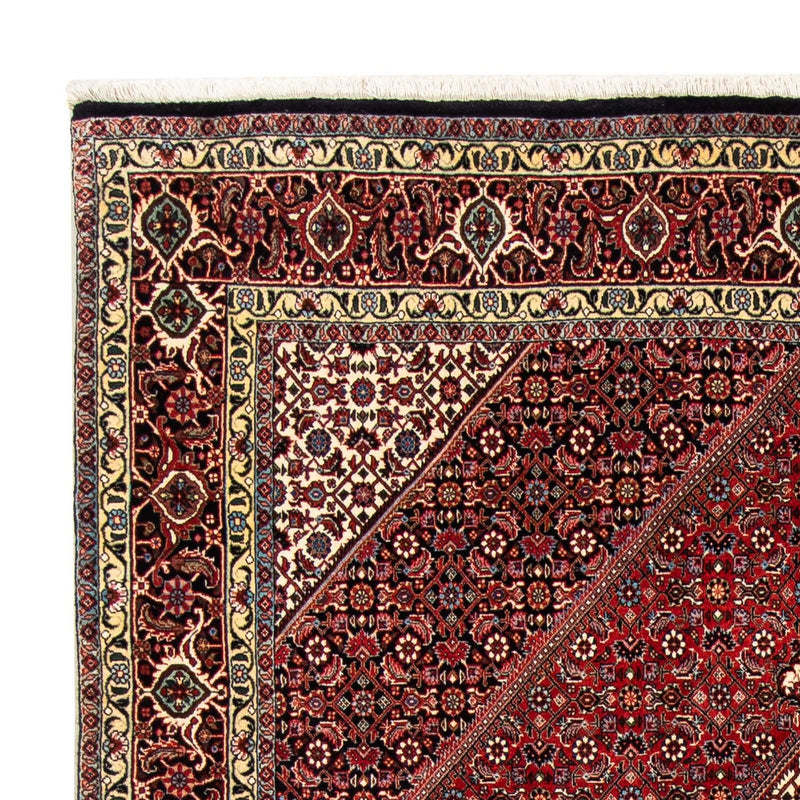 Alfombra persa - Bidjar - 252 x 170 cm - rojo oscuro