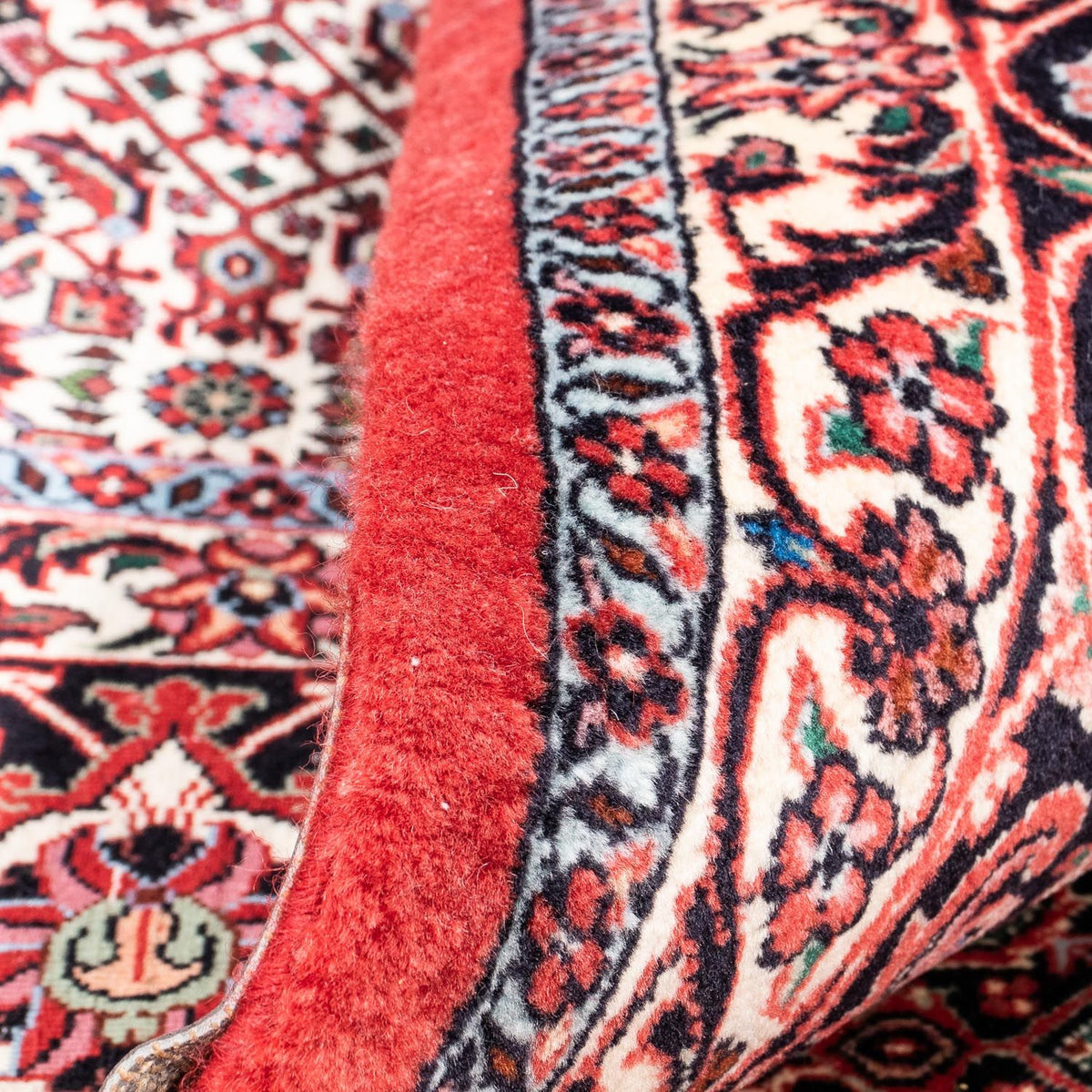 Alfombra persa - Bidjar - 355 x 248 cm - rojo claro