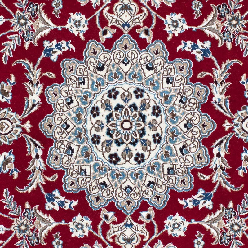 Alfombra Persa - Nain - Real - 171 x 112 cm - rojo oscuro