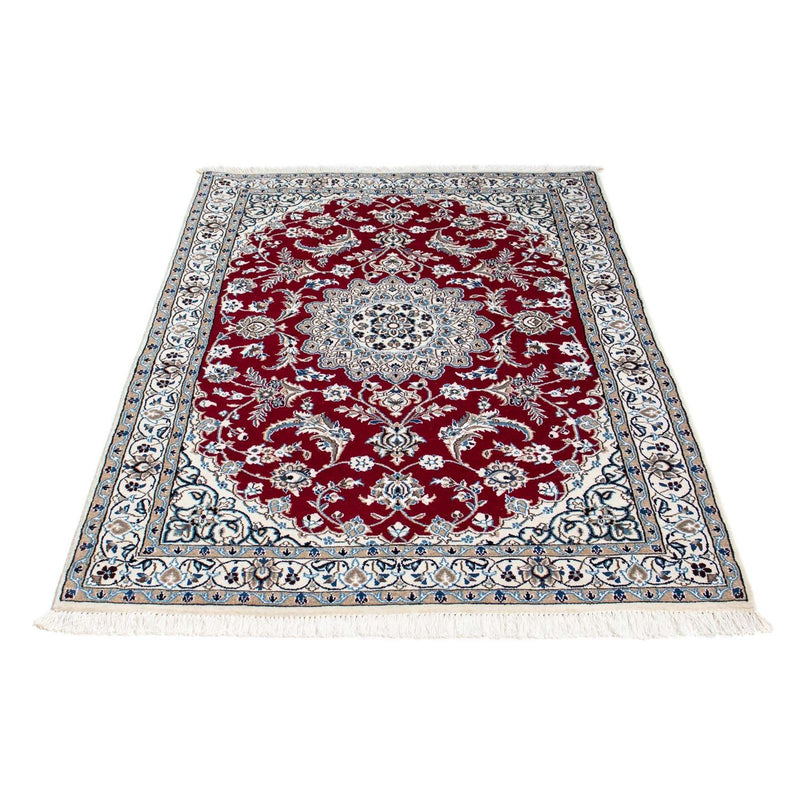 Alfombra Persa - Nain - Real - 171 x 112 cm - rojo oscuro