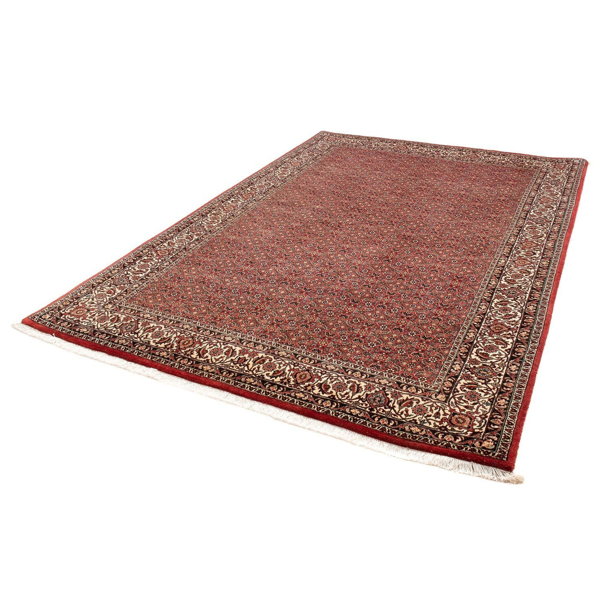 Alfombra persa - Bidjar - 248 x 174 cm - rojo