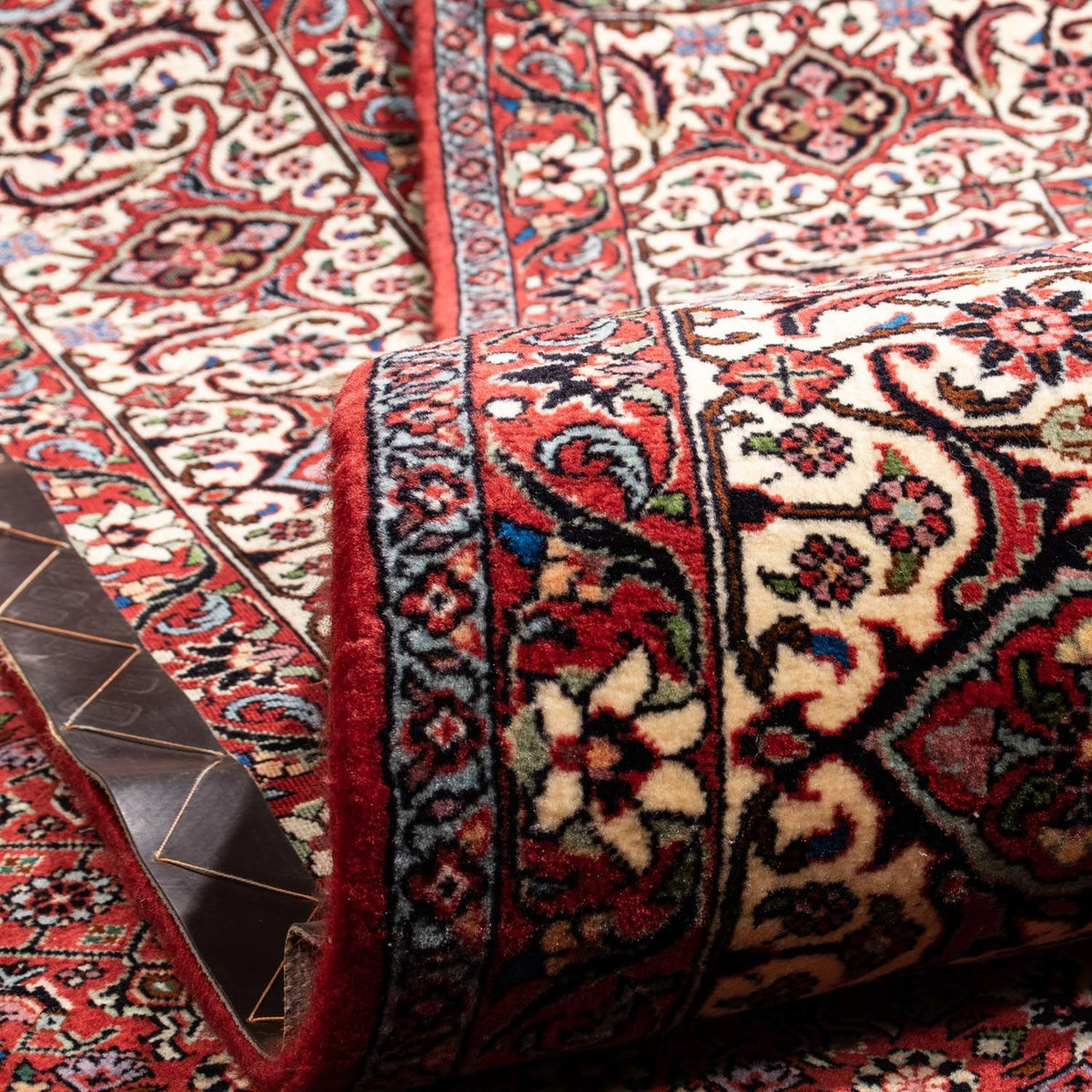 Alfombra persa - Bidjar - 340 x 252 cm - rojo