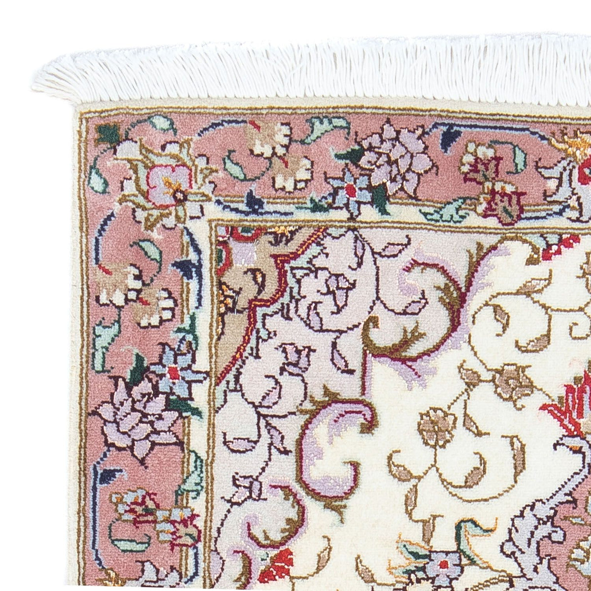 Alfombra Persa - Tabriz - Real - 94 x 61 cm - beige