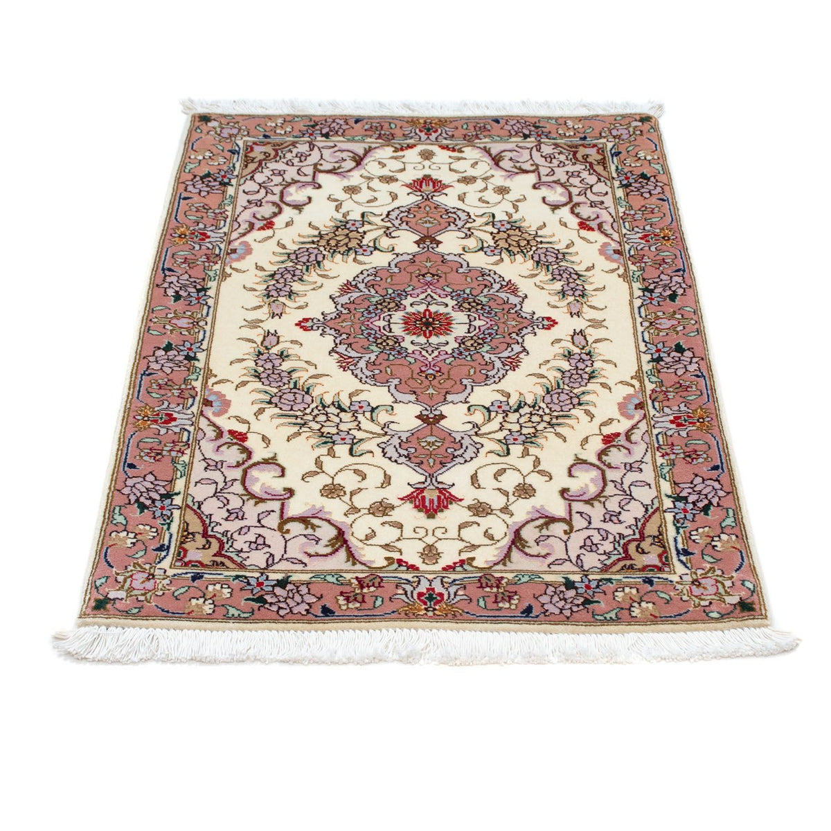 Alfombra Persa - Tabriz - Real - 94 x 61 cm - beige