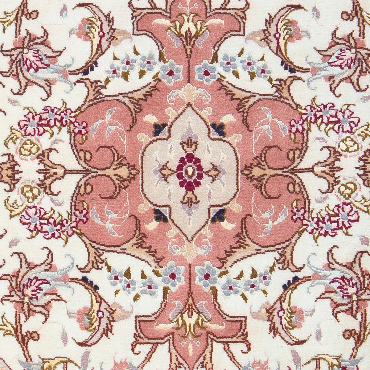 Alfombra Persa - Tabriz - Real - 94 x 61 cm - beige