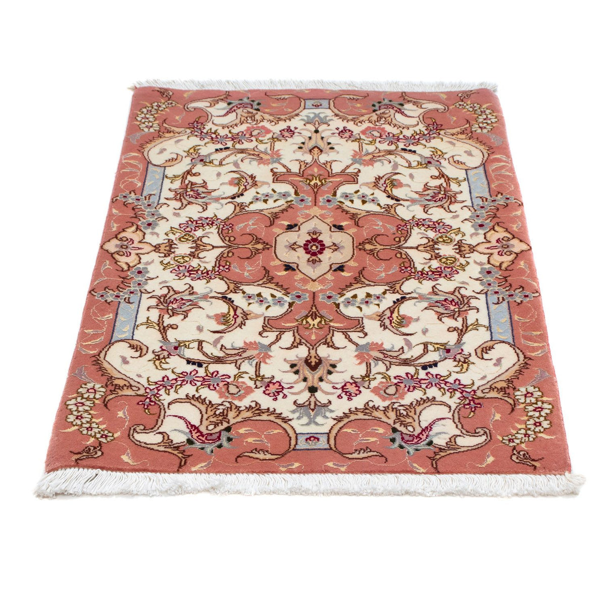 Alfombra Persa - Tabriz - Real - 94 x 61 cm - beige