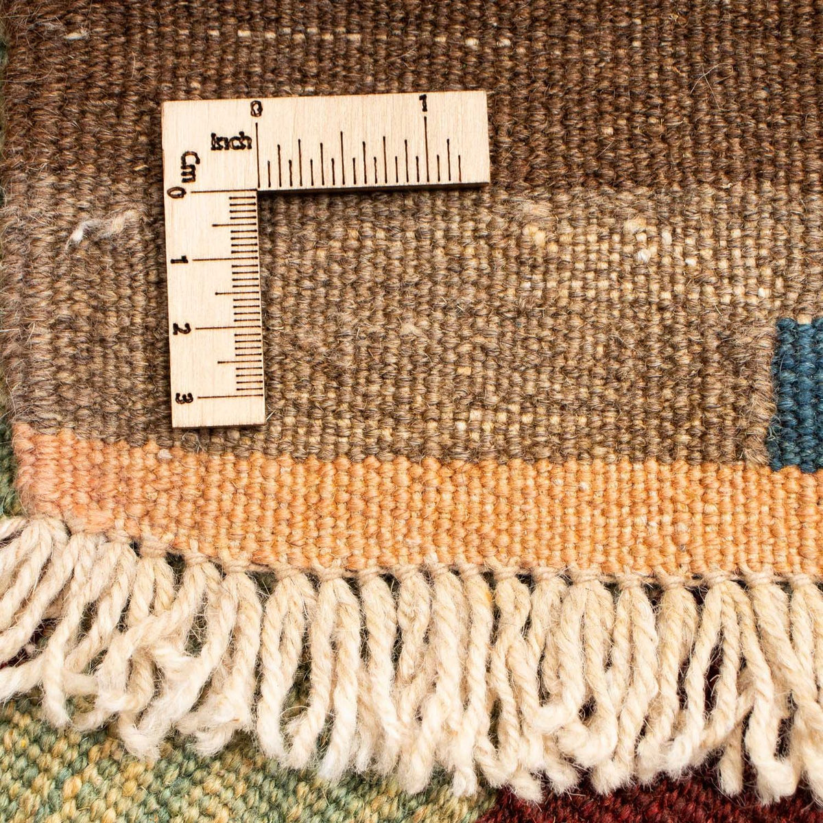 Alfombra Kelim - Oriental - 158 x 120 cm - marrón claro