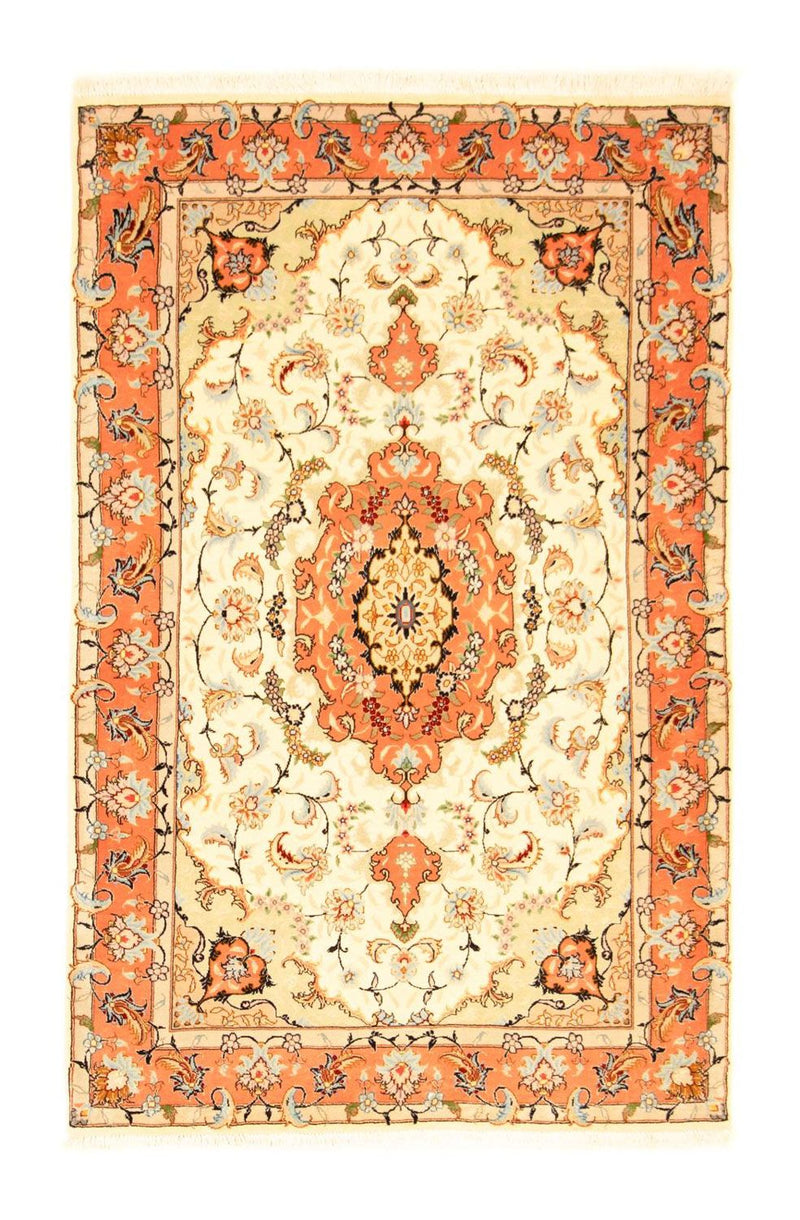 Alfombra Persa - Tabriz - Real - 157 x 101 cm - beige
