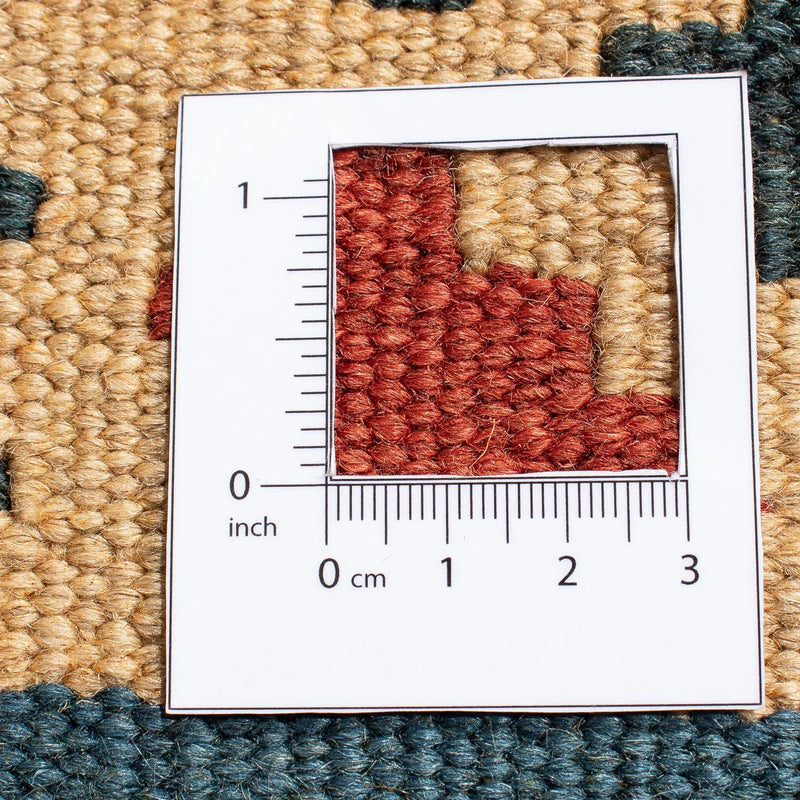 Alfombra Kelim - Oriental - 217 x 142 cm - rojo oscuro