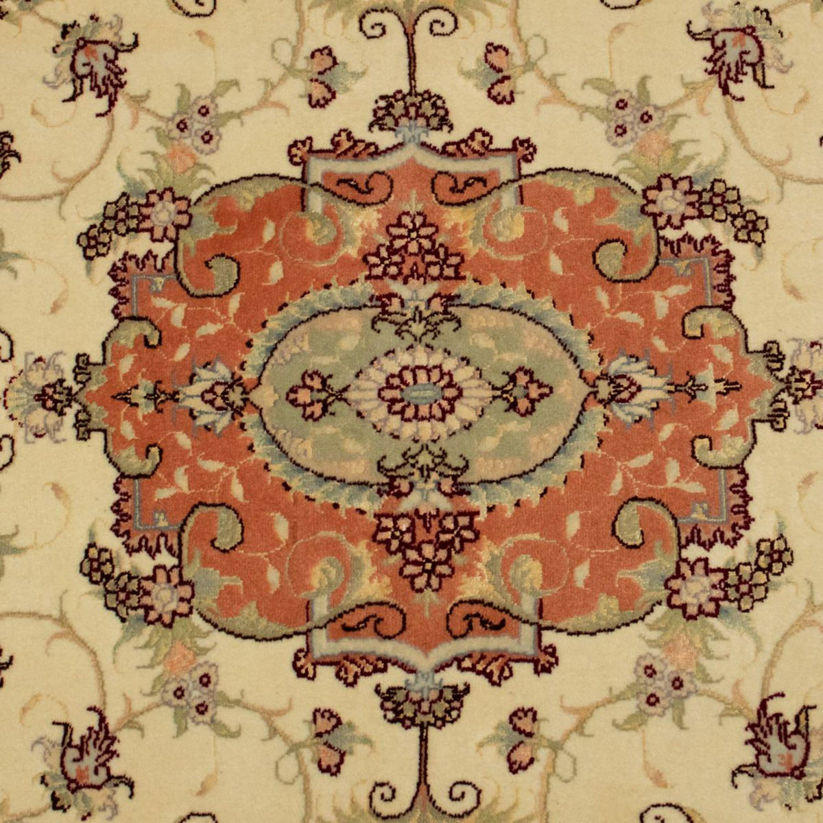 Alfombra Persa - Tabriz - Real - 155 x 100 cm - beige