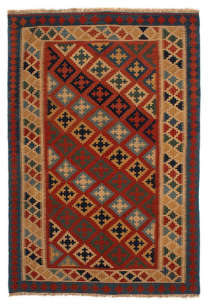 Alfombra Kelim - Oriental - 210 x 158 cm - multicolor