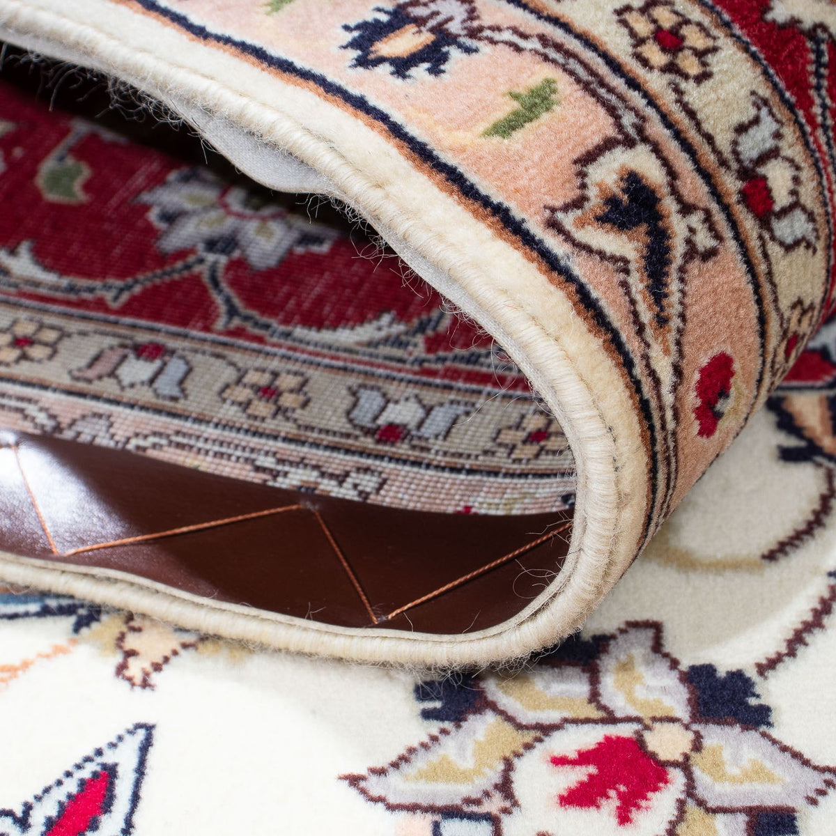 Alfombra Persa - Tabriz - Real - 203 x 151 cm - beige