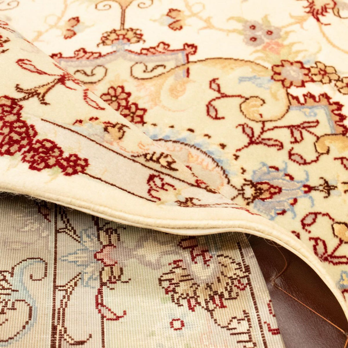 Alfombra Persa - Tabriz - Real - 157 x 102 cm - beige