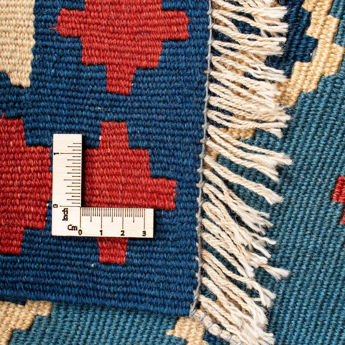 Alfombra Kelim - Oriental - 193 x 152 cm - azul