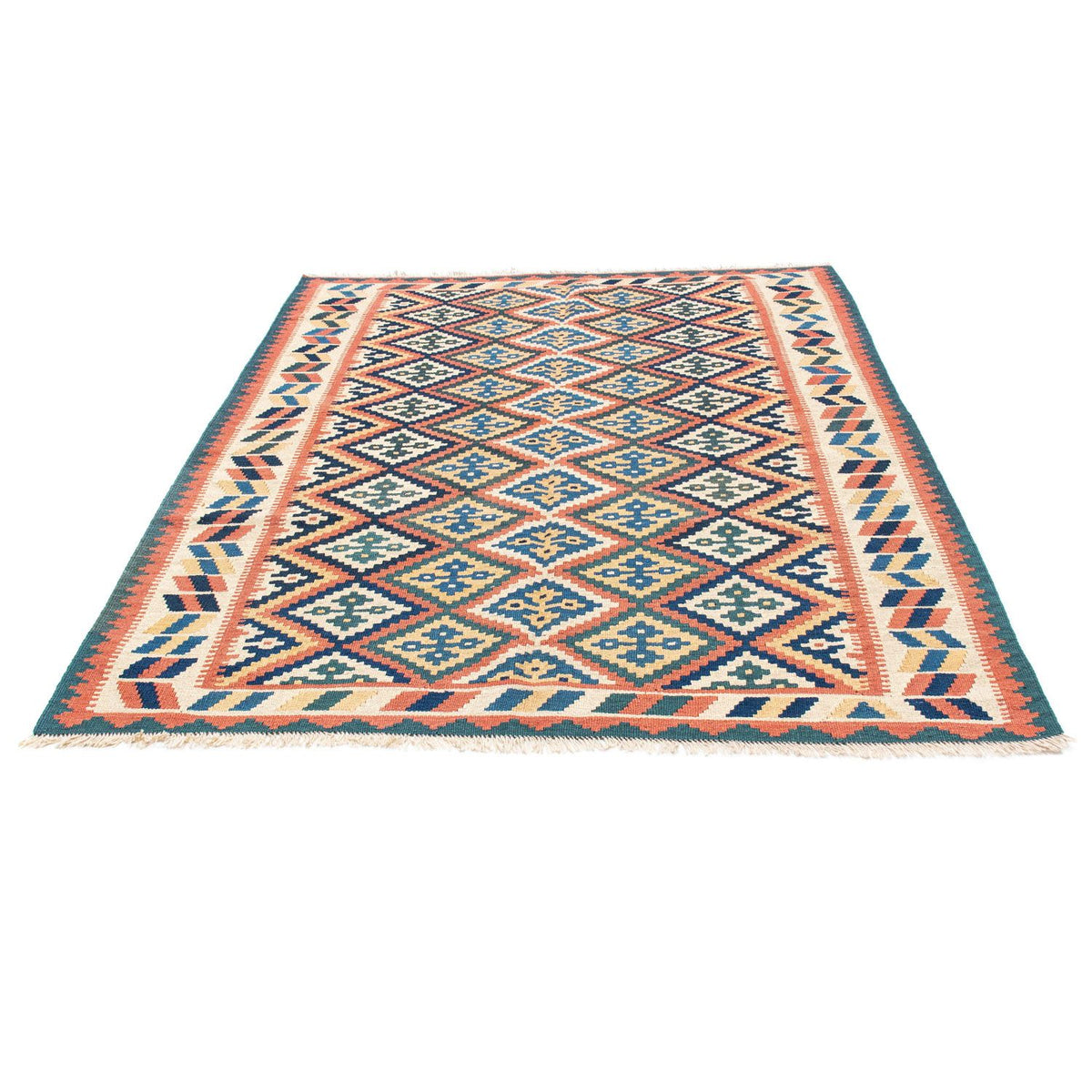 Alfombra Kelim - Oriental - 191 x 153 cm - beige
