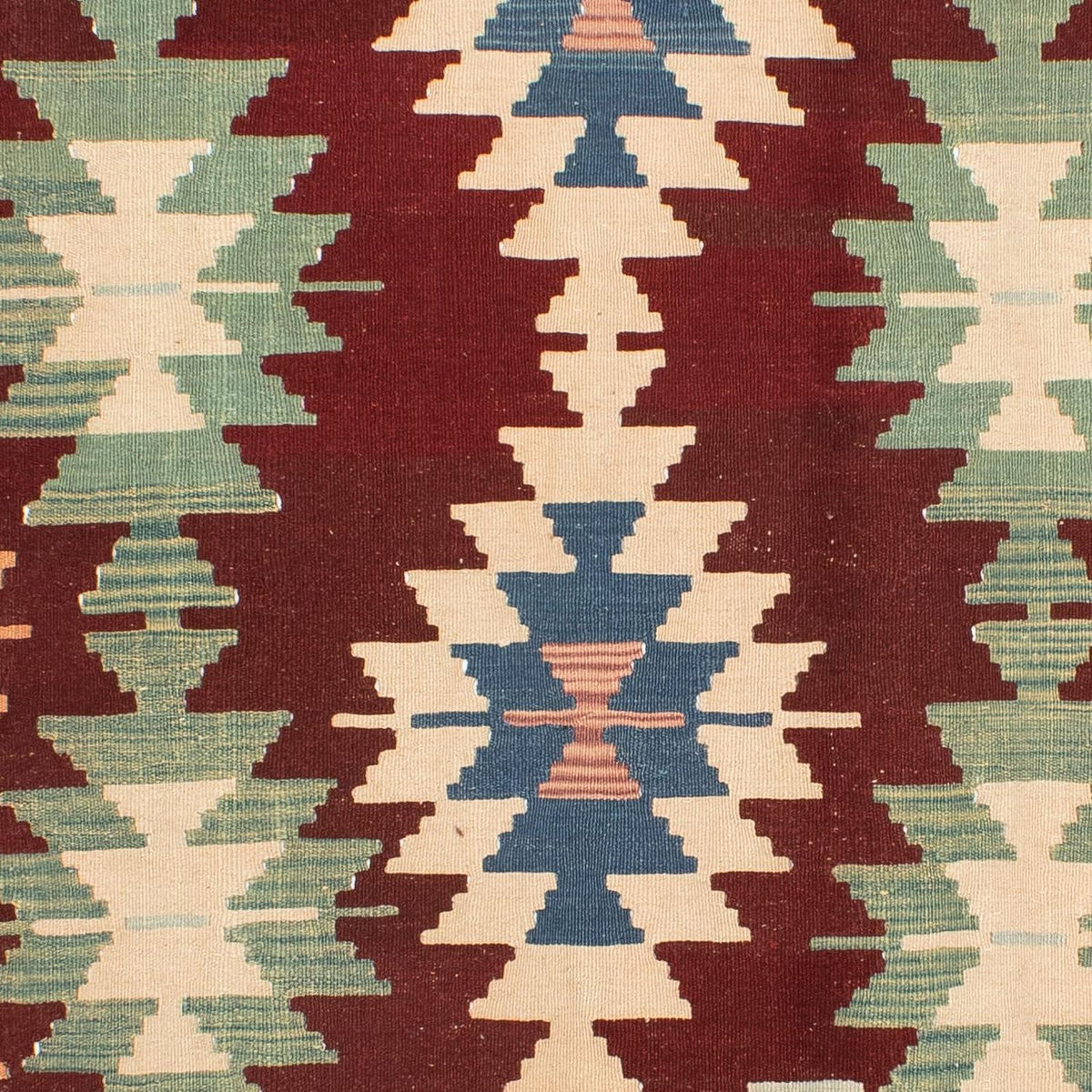 Alfombra Kelim - Oriental - 265 x 190 cm - rojo oscuro