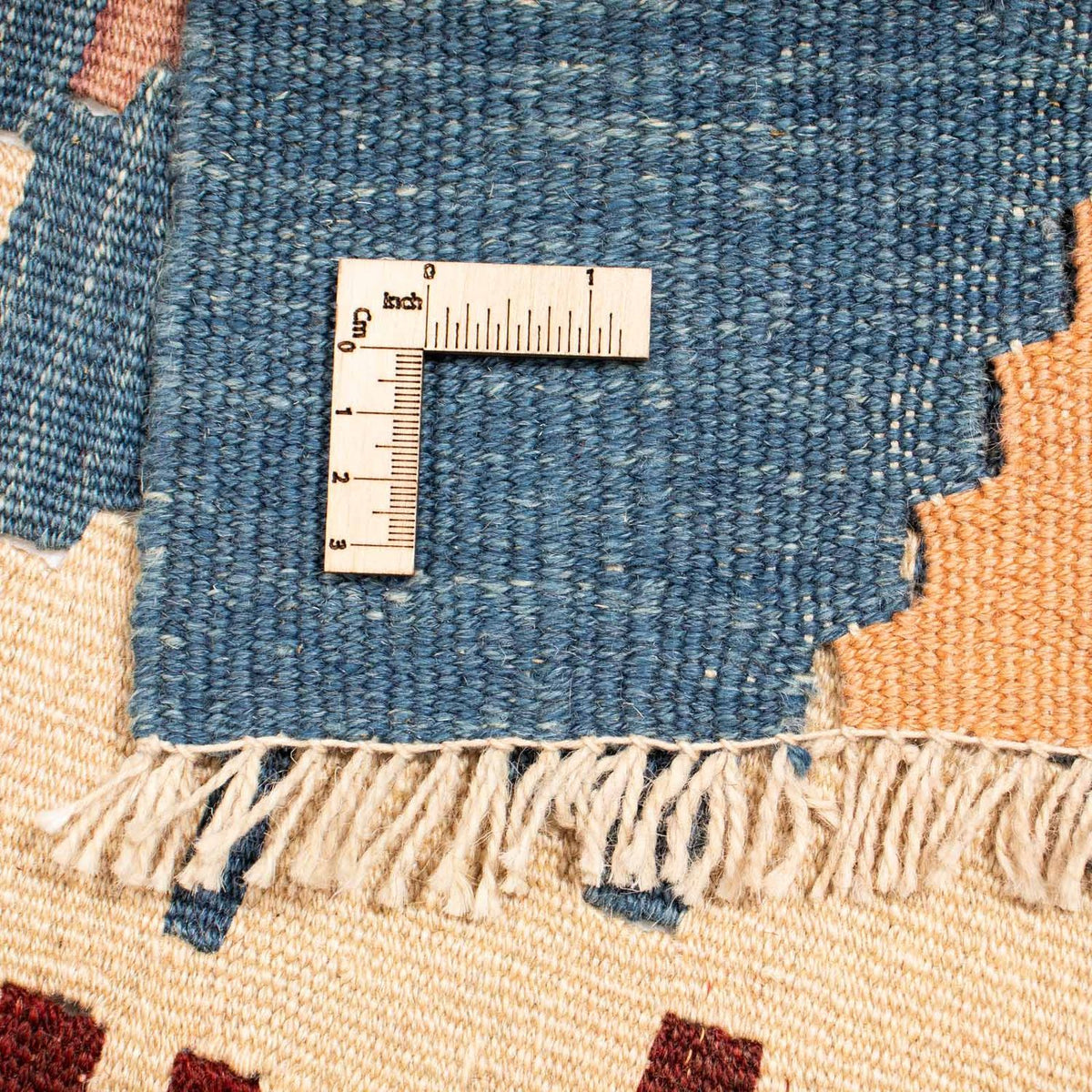 Alfombra Kelim - Oriental - 265 x 190 cm - rojo oscuro