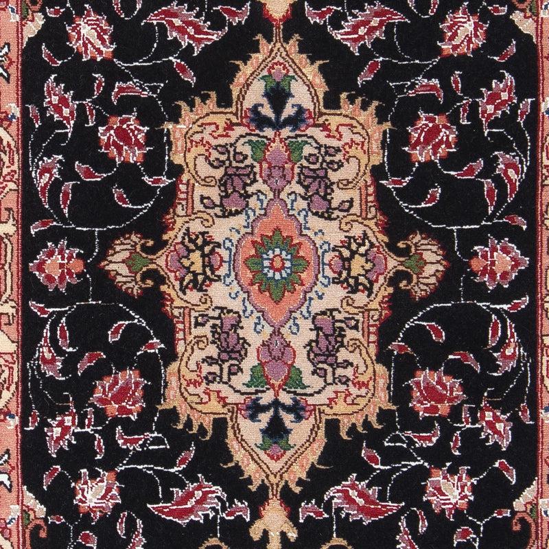 Alfombra Persa - Tabriz - Real - 91 x 61 cm - azul oscuro