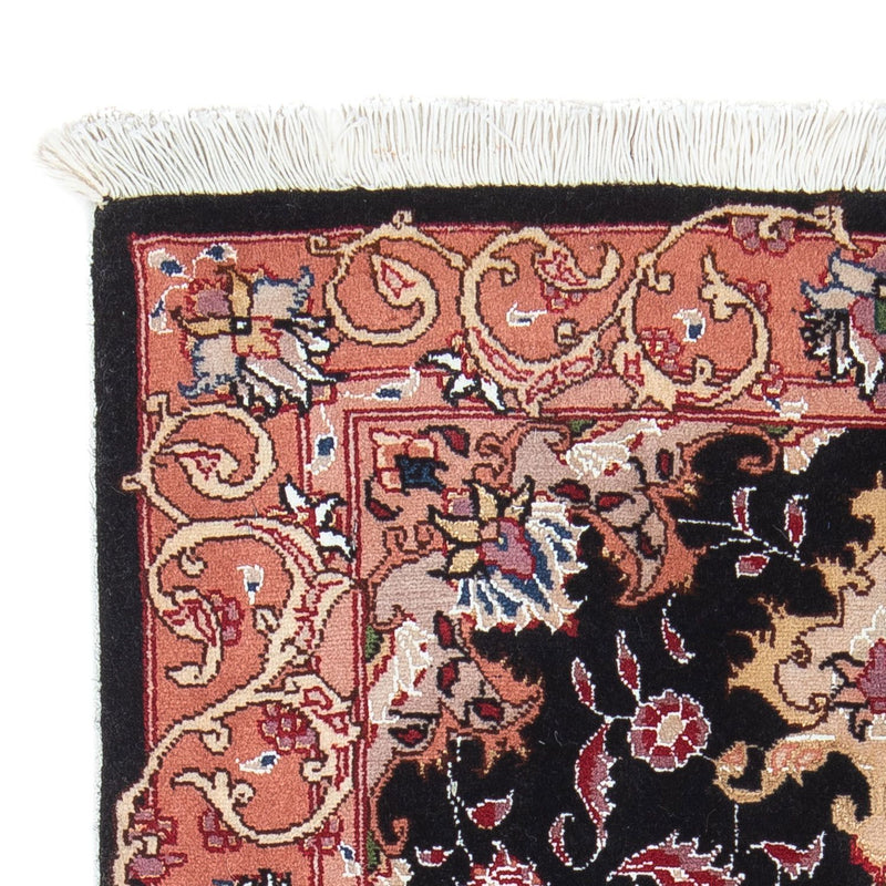Alfombra Persa - Tabriz - Real - 91 x 61 cm - azul oscuro