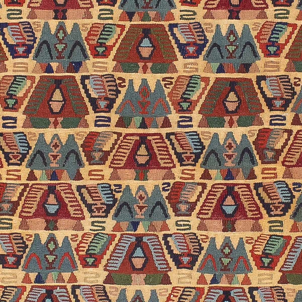 Alfombra Kelim - Oriental - 158 x 108 cm - marrón claro